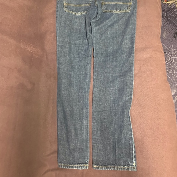 OLD NAVY BOYS BLUE SKINNY STRAIGHT LEG JEANS - Picture 7 of 7